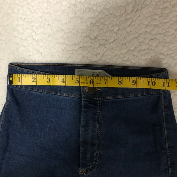 Topshop Joni Jeans - Medium Wash - Picture 7 of 10
